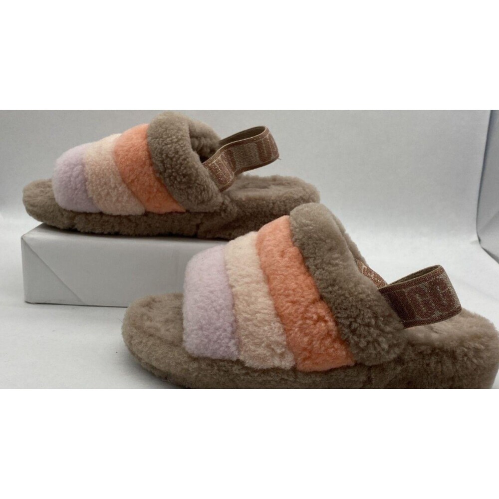 UGG Fluff Yeah Flatform Slide Sandals Size 8 Used Exc MSRP $110 - Picture 6 of 12